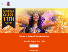 Tablet Screenshot of jacksonvillecarnival.com